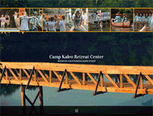 Tablet Screenshot of campkaleo.org